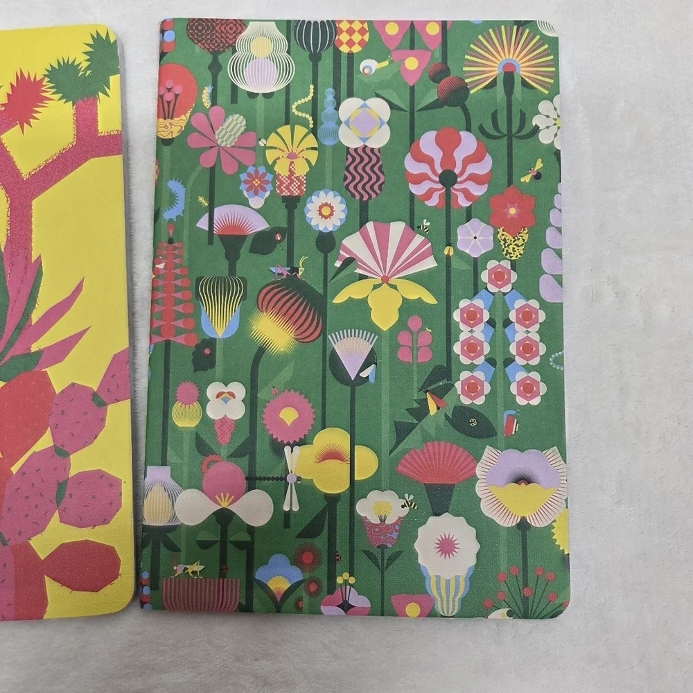 Set of 3 Notebooks Lined Pages 'Make Time to Make Magic' Cactus Floral New Gifts